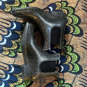 Glitter Size 7 Short Rain boots